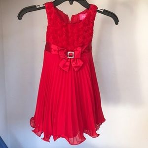 Pinky Brand Toddler Girls 4T Red Dress